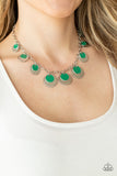 The Cosmos Are Calling - Green Necklace