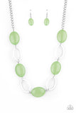 Beachside Boardwalk - Green Necklace