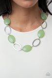 Beachside Boardwalk - Green Necklace