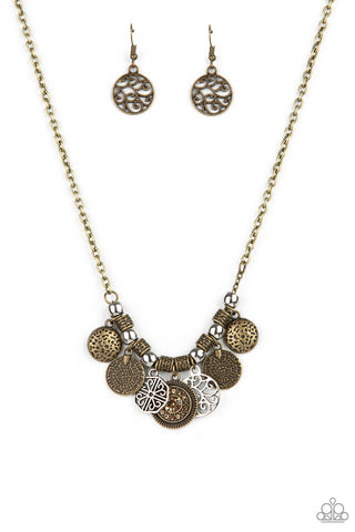 To Coin A Phrase - Brass Necklace