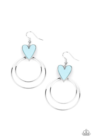 Happily Ever Hearts - Blue Earring