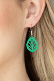 LEAF Yourself Wide Open - Green Earring