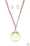 Hypnotic Happenings - Yellow Necklace