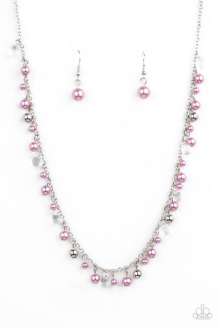 Pearl Essence - Purple Necklace