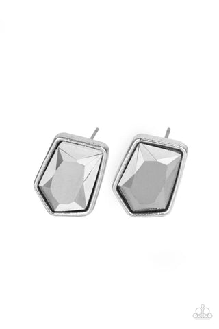 Indulge Me - Silver Post Earring