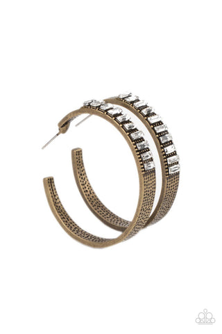 More To Love - Brass Hoop Earring