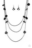 Alluring Luxe - Black Necklace