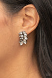 Flawless Fronds - White Post Earring