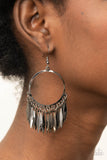 Radiant Chimes - Black Earring