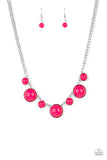 Prismatically POP-tastic - Pink Necklace