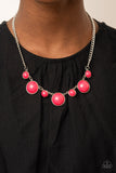 Prismatically POP-tastic - Pink Necklace