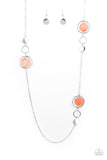 Laguna Lounge - Orange Necklace