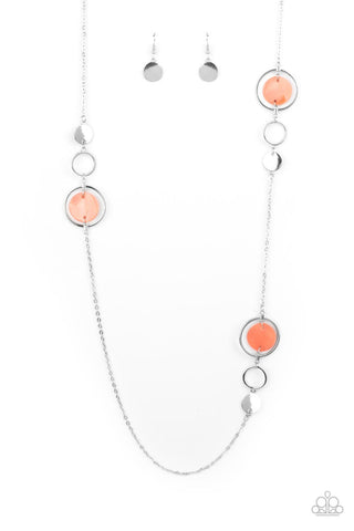 Laguna Lounge - Orange Necklace