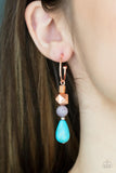 Boulevard Stroll - Copper Hoop Earring