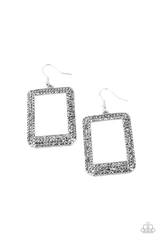 World FRAME-ous - Silver Earring