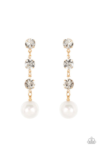 Yacht Scene - Gold Post Earring