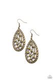 Industrial Incandescence - Brass Earring