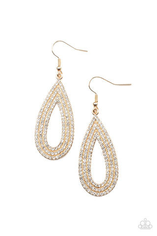 Exquisite Exaggeration - Gold Earring