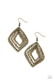 Primitive Performance - Brass Earring