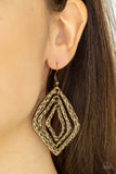 Primitive Performance - Brass Earring