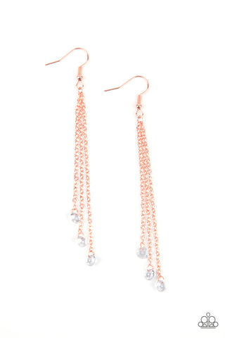 Divine Droplets - Copper Earring