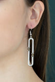 Linked and Synced - Silver Earring