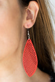 Surf Scene - Red Earring