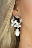 Elegant Expo - White Post Earring