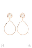 Fairytale Finish - Rose Gold Clip-On Earring