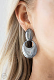 Urban Artistry - Black Clip-On Earring