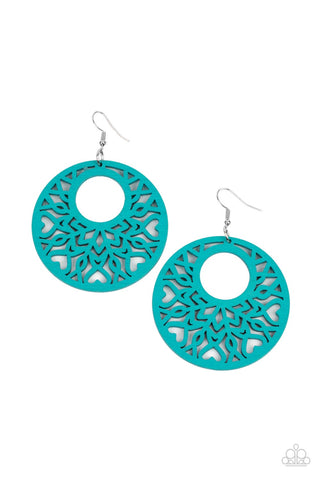 Tropical Reef - Blue Earring