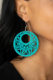 Tropical Reef - Blue Earring