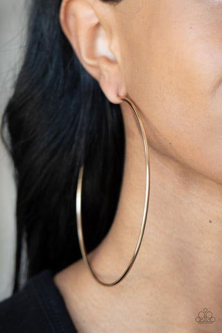 Colossal Couture - Gold Hoop Earring