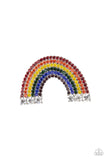 Somewhere Over The RHINESTONE Rainbow - Multi Hair Clip