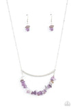 Pebble Prana - Purple Necklace