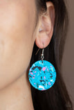 Tenaciously Terrazzo - Blue Earring