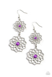 Posh Posy - Purple Earring