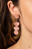 Asymmetrical Appeal - Copper Post Earring