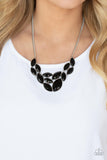 Glitzy Goddess - Black Necklace