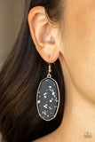 Stone Sculptures - Black Earring