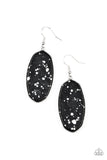 Stone Sculptures - Black Earring