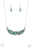 Cottage Garden - Blue Necklace