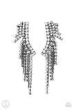 Thunderstruck Sparkle - Black Post Earring