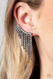 Thunderstruck Sparkle - Black Post Earring