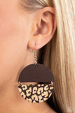 Jungle Catwalk - Brown Earring