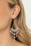 Commanding Candescence - White Earring