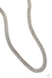 In The END ZONE - Silver Necklace