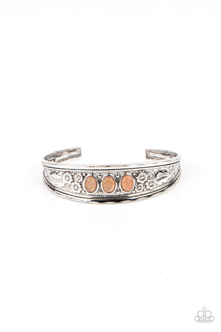 Flower Patch Picnic - Orange Bracelet