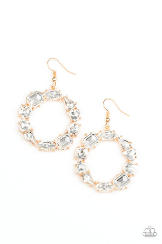 GLOWING in Circles - Gold Earring