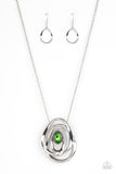 Luminous Labyrinth - Green Necklace